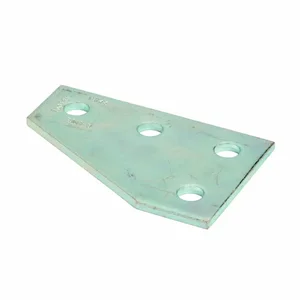 COOPER B-LINE B142SS4 Corner Gusset Plate, Four Holes, 3.5 x 5.37 x 3.5 Inch Size, 304SS | CH7WPG