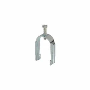 COOPER B-LINE B1512 Conduit Strut Clamp, 1 x 1 x 1 Inch Size, 0.75 Inch Conduit Size, Pre Galvanized | CH7WPX