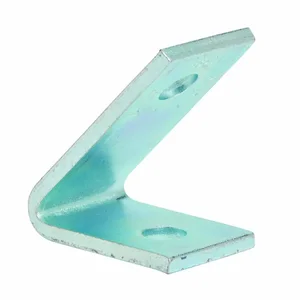 COOPER B-LINE B155YZN Closed Angle, 45 Deg., Two Holes, 1.62 x 4.48 x 2.35 Inch Size, Steel | CH7LAG