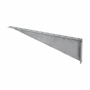 COOPER B-LINE B177SHLZN Slotted Bracket, Left Bracing, 7.93 x 30 x 1.62 Inch Size, Steel, Electro Plated | CH7DNH