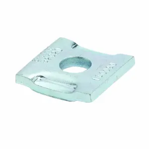 COOPER B-LINE B201DHDG Square Washer, 7/16 Inch Hole Dia., 3/8 Inch Bolt Size, Steel | CH7WQW