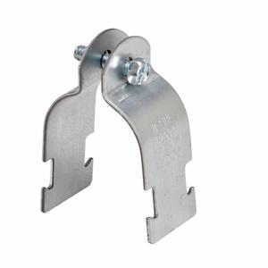 COOPER B-LINE B2011PAHDG Pipe/Conduit Clamp, 0.0677 x 3.351 x 1.25 Inch Size, Steel, Hot Dipped Galvanized | CH7LLA