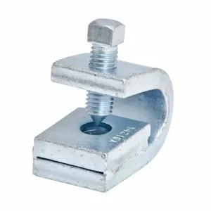 COOPER B-LINE B210ZN Beam Clamp, 5/8 Inch Flange Width, 800 lbs. Load Capacity, Steel | CH7LYH