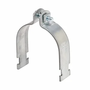 COOPER B-LINE B2164ZN Pipe Conduit Clamp, 0.12 x 17.665 x 1.25 Inch Size, Electro Plated Zinc | CH7MAT