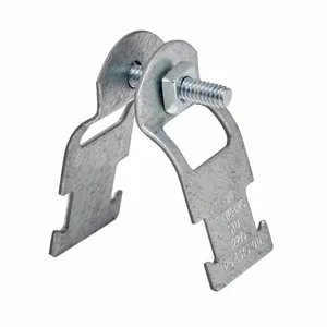 COOPER B-LINE B2210PAZN Pipe Clamp, 0.677 x 2.625 x 1.25 Inch Size, Steel, Electro Plated Zinc | CH7WVM