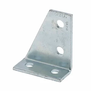 COOPER B-LINE B234LHDG Gussetted Corner Angle, 90 Deg., Left Hand, 4.2 x 3.5 x 1.62 Inch Size, Steel | CH7MHP