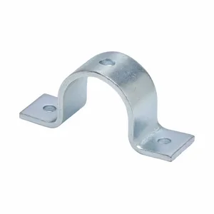 COOPER B-LINE B2400-3/4ZN Pipe Clamp, 0.75 x 3 x 1.62 Inch Size, Steel, Electro Plated Zinc | CH7WYM