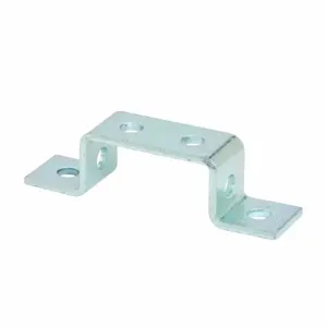 COOPER B-LINE B266ZN U Support, Six Holes, 1.62 x 7.03 x 1.62 Inch Size, Steel, Electro Plated | CH7DVV