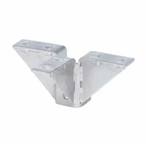 COOPER B-LINE B277GRN Double Corner Gussetted Connection, 3.93 x 9.18 x 1.68 Inch Size, Steel | CH7MNW