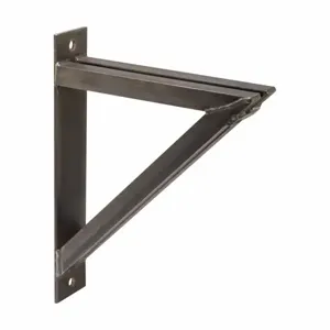 COOPER B-LINE B3066-0 PLN Welded Bracket, Light Duty, 1577 lbs. Load Capacity, SS, Plain | CH7MWE