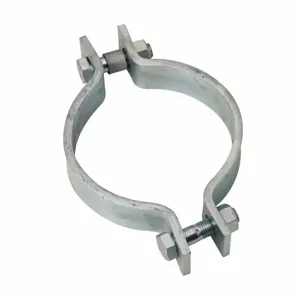 COOPER B-LINE B3142-8 PLN Pipe Clamp, Heavy Duty, 0.5 x 15.5 x 2.5 Inch Size, Steel, Plain | CH7XAY