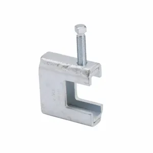 COOPER B-LINE B321-1HDG Beam Clamp, 3/8-16 Inch Thread/Rod size, 1300 lbs. Load Capacity, Steel | CH7NCY