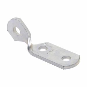 COOPER B-LINE B335V-1/2ZN Half Hinge, Three Holes, 4.6875 x 4.6875 x 1.625 Inch Size, Steel | CH7DZY