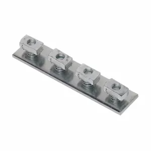 COOPER B-LINE B341PAGRN Splice Plate, Four Holes, 1.62 x 7.25 x 1.62 Inch Size, Steel | CH7XEQ