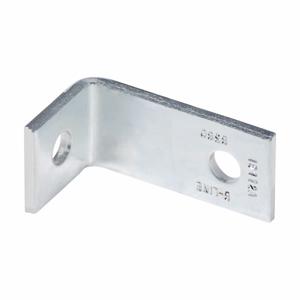 COOPER B-LINE B360ZN Corner Angle, Two Holes, 1.87 x 3.5 x 1.62 Inch Size, Steel, Electro Plated Zinc | CH7NGC
