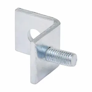 COOPER B-LINE B400-2ZN One Stud Ring Connection, 1.87 x 1.87 x 1.63 Inch Size, Steel, Electro Plated Zinc | CH7NJY