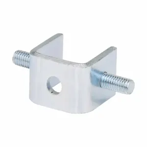 COOPER B-LINE B400-3ZN Two Stud Ring Connection, 1.68 x 1.68 x 1.64 Inch Size, Steel, Electro Plated Zinc | CH7NJZ