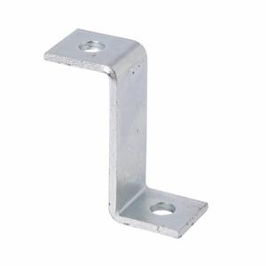 COOPER B-LINE B407-5GRN Z Support, Two Holes, 3.5 x 5 x 1.62 Inch Size, Steel | CH7ECN