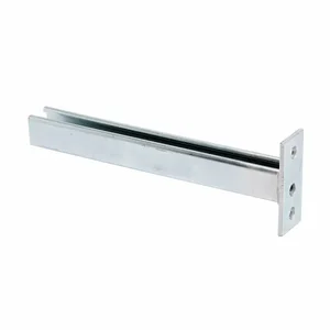 COOPER B-LINE B409-12SS4 Single Channel Bracket, 4.62 x 12 x 1.62 Inch Size, 960 lbs. Load Capacity, 304SS | CH7NLM