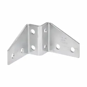 COOPER B-LINE B428GRN Gussetted Corner Connection, 3.5 x 5.75 x 1.62 Inch Size, Steel | CH7NQQ