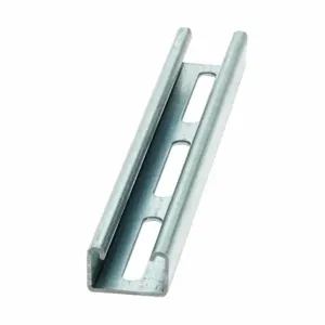 COOPER B-LINE B42S-120GLV Strut Channel, 1 x 120 x 1.62 Inch Size, Steel, Pre Galvanized | CH7NRH