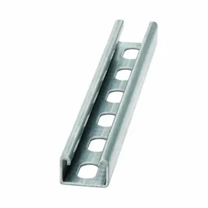 COOPER B-LINE B42SH-120GLV Strut Channel, 1 x 120 x 1.62 Inch Size, Steel, Pre Galvanized | CH7NRN