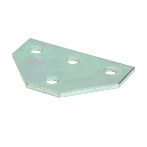 COOPER B-LINE B432ZN Tee Gusset Plate, Four Holes, 3.5 x 5.37 x 1.62 Inch Size, Steel | CH7XGD