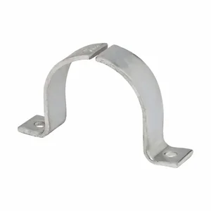 COOPER B-LINE B437-11/4ZN Two Piece Pipe Strap, 1.25 x 5.921 x 1.62 Inch Size, Electro Plated Zinc | CH7XGG