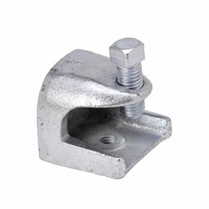 COOPER B-LINE B444-1/2HDG Beam Clamp, Malleable Iron, 1/2-13 Inch Thread Size, Hot Dipped Galvanized | CH7NTV