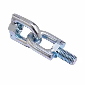 COOPER B-LINE B446-1/2ZN Swivel Hanger, Female To Male, 1.75 x 2.75 x 1.75 Inch Size, Steel, Zinc | CH7EDJ