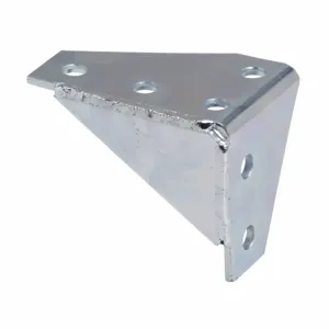 COOPER B-LINE B503LHDG Gussetted Corner Connection, Left, 4.18 x 5.37 x 1.62 Inch Size, Steel | CH7NVT