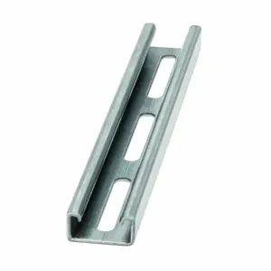 COOPER B-LINE B52S-120HDG Strut Channel, 0.81 x 120 x 1.62 Inch Size, Steel, Hot Dipped Galvanized | CH7NXJ