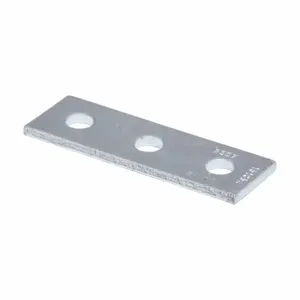 COOPER B-LINE B557ZN Splice Plate, Three Holes, 1.62 x 4.87 x 1.62 Inch Size, Steel | CH7XHZ