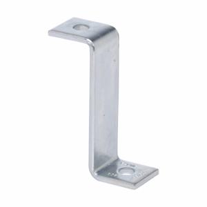 COOPER B-LINE B586ZN Z Support, Two Holes, 4.87 x 3.5 x 1.62 Inch Size, Steel, Electro Plated Zinc | CH7EHY