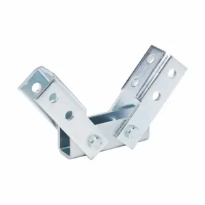 COOPER B-LINE B635YZN Double Channel Adjustable Brace, 1.87 x 5.37 x 1.62 Inch Size, Steel | CH7PED