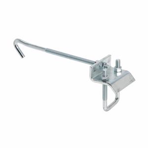 COOPER B-LINE B760-22-J6ZN Beam Clamp, 8-7/8 Flange Width, Electro Plated Zinc | CH7PFV