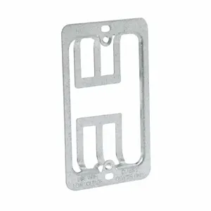 COOPER B-LINE BB10 Single Gang Bracket, Grey, Pre Galvanized, 1-1/4 Inch Drywall Thickness | CH7EQU