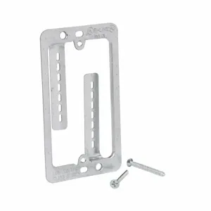 COOPER B-LINE BB10L Single Gang Bracket, Grey, Pre Galvanized, 1-1/4 Drywall Thickness | CH7EQW