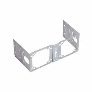 COOPER B-LINE BB4-6D Support Bracket, 1 x 1 x 1 Inch Size, 6/5.5/3.63/2.5 Inch Stud, Pre Galvanized | CH6TVW