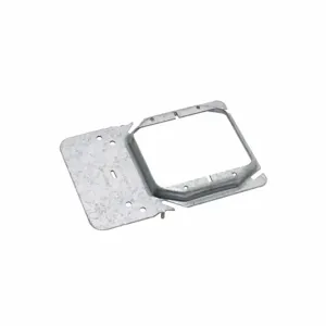 COOPER B-LINE BB45-08 Mounting Bracket, 1 x 1 x 1 Inch Size, 0.5 Inch Raise, Double Gang, Pre Galvanized | CH6TVR