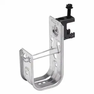 COOPER B-LINE BCH32-C1 J-Hook, 2 Inch Max. Bundle Dia, 30 lb Max. Load Capacity, Gallonvanized Steel, Silver | CR2LXN 4RHN8