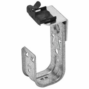 COOPER B-LINE BCH32-U-2-4 J-Hook, 2 Inch Size Max. undle Dia, 30 lb Max. Load Capacity, Galvanized Steel, Silver | CN9RDT 4RHP6