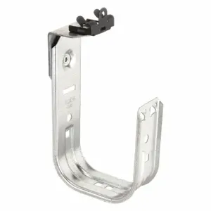 COOPER B-LINE BCH64-U-2-4 J-Hook, 4 Inch Size Max. undle Dia, 30 lb Max. Load Capacity, Galvanized Steel, Silver | CN9RDZ 4RHR4