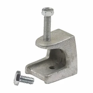 COOPER B-LINE BCHK1 Beam Clamp, 1/4-20 x 1/2 Inch Hex Head Cap Screw, Steel | CH7EVK