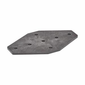 COOPER B-LINE BFV334 Plate, 9.12 x 5.37 x 1.62 Inch Size, Steel, 7 Hole | CH6UBQ