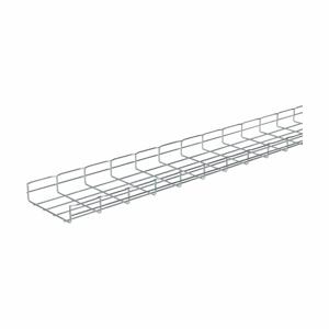 COOPER B-LINE FT2X8X10 HD Wire Basket Tray, Hot Dip Galvanized, Steel, 31.5 Inch Area, 2 Inch Deep | CH6VHQ