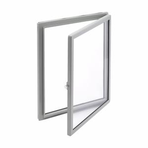 COOPER B-LINE HWK1212 Fensterbausatz, graues Polyester, Polycarbonat, 12 x 12 Zoll Größe | CH6VQA