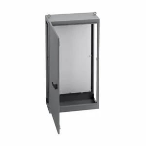 COOPER B-LINE M847724-12FS Ground Mounted Panel Enclosure, 84 x 24 x 77 Inch Size, Carbon Steel | CH6VUW