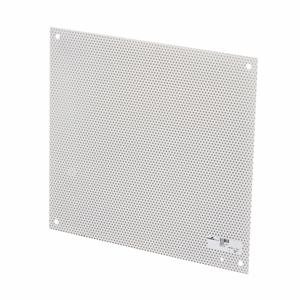 COOPER B-LINE AW88PP JIC flache perforierte Platte, weiß pulverbeschichtet, Stahl, 8 x 8 Zoll Größe | CH7WGE