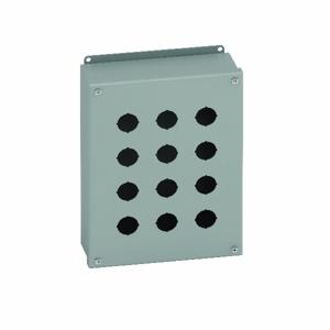 COOPER B-LINE PB12 Push Button Enclosures, 11.75 x 3 x 8.5 Inch Size, Carbon Steel | CH7QYG